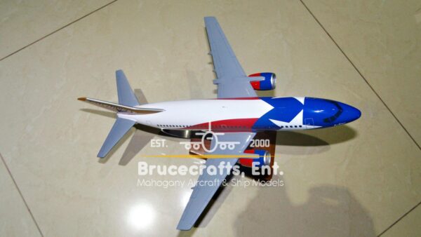 Model of B737-300 Southwest Lonestar with detailed craftsmanship.